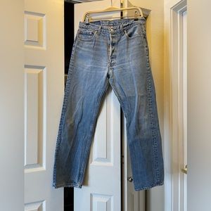 Vintage button fly Levi 501s